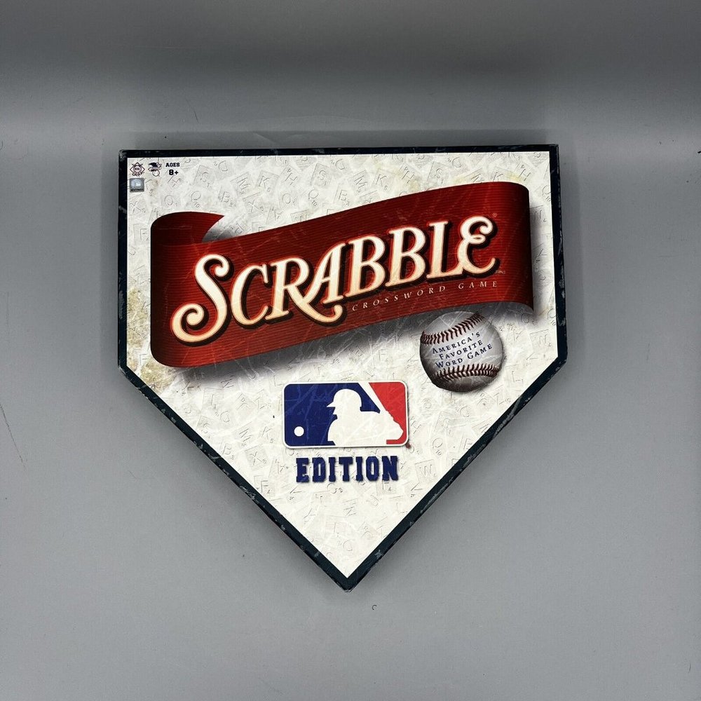 MLB Edition Scrabble 2007 Hasbro Sababa Toys Word Game Baseball Edition